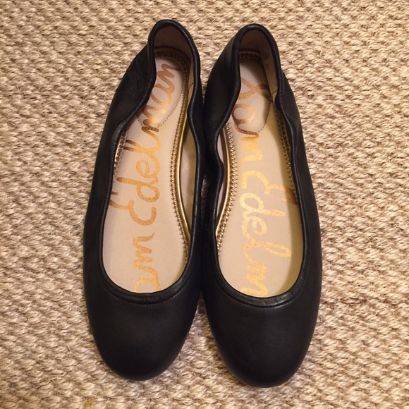 Sam Edelman Shoes - Black leather Sam Edelman flats